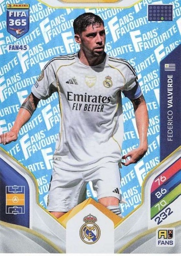 FAN45 (blau) Federico Valverde (Real Madrid C.F.) (PF365AXL26)
