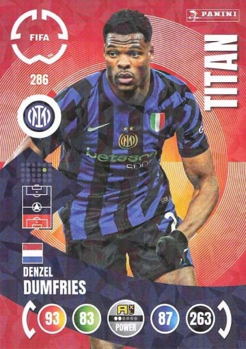 286.  Denzel Dumfries (FC Internazionale Milano) (PAXLCWC25)