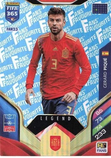 FAN23 (blau) Gerard Pique (Spain) - Legend (PF365AXL26)