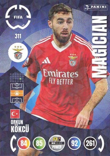 311.  Orkun Kökçü (SL Benfica) (PAXLCWC25)