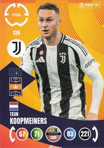 139.  Teun Koopmeiners (Juventus) (PAXLCWC25)