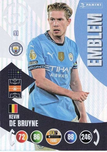 091.  Emblem / Kevin De Bruyne (Manchester City) (PAXLCWC25)