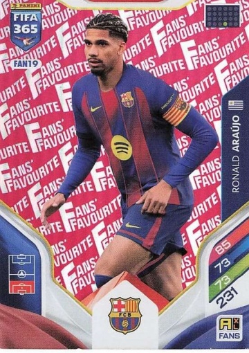 FAN19 (rot) Ronald Araújo (FC Barcelona) (PF365AXL26)