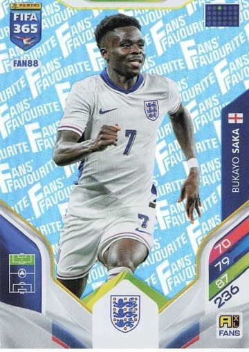 FAN88 (blau) Bukayo Saka (England) (PF365AXL26)