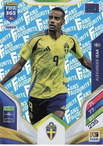 FAN99 (blau) Alexander Isak (Sweden) (PF365AXL26)