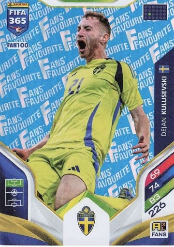 FAN100 (blau) Dejan Kulusevski (Sweden) (PF365AXL26)