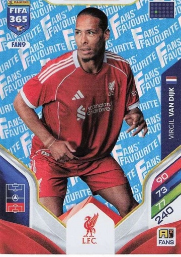 FAN9 (blau) Virgil van Dijk (Liverpool FC) (PF365AXL26)