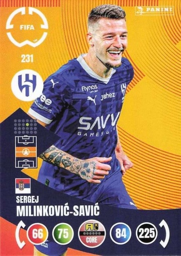 231.  Sergej Milinković-Savić (Al-Hilal SFC) (PAXLCWC25)