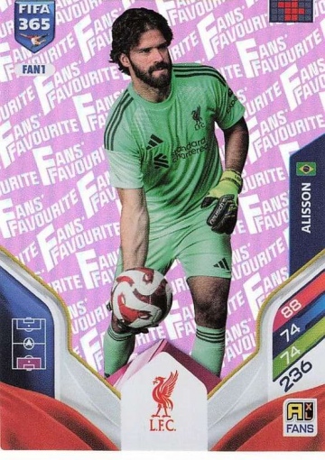 FAN1 (pink) Alisson (Liverpool FC) (PF365AXL26)