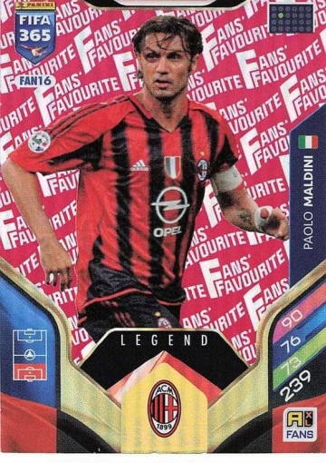 FAN16 (rot) Paolo Maldini (AC Milan) - Legend (PF365AXL26)