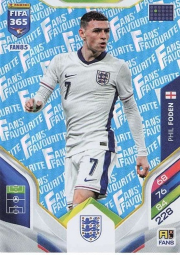 FAN85 (blau) Phil Foden (England) (PF365AXL26)