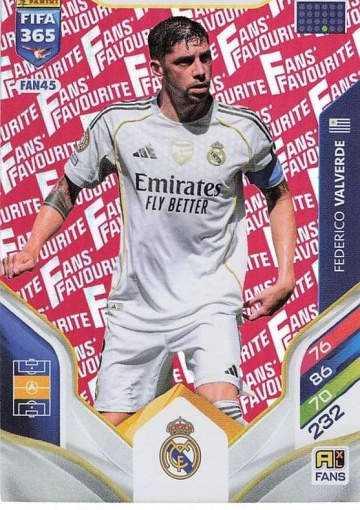FAN45 (rot) Federico Valverde (Real Madrid C.F.) (PF365AXL26)