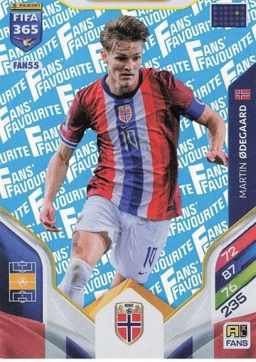 FAN55 (blau) Martin Ødegaard (Norway) (PF365AXL26)