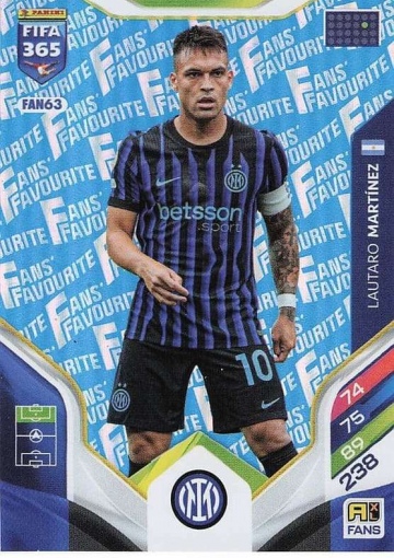 FAN63 (blau) Lautaro Martínez (FC Internazionale Milano) (PF365AXL26)