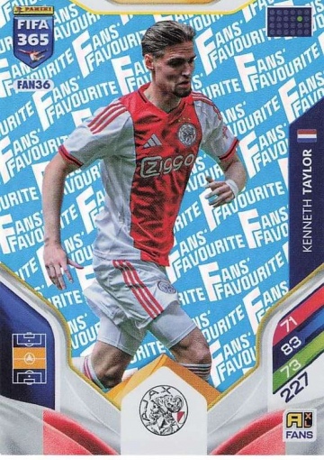 FAN36 (blau) Kenneth Taylor (AFC Ajax) (PF365AXL26)