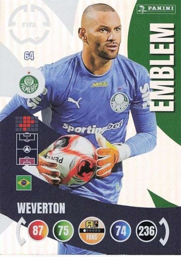 064.  Emblem / Weverton (SE Palmeiras) (PAXLCWC25)